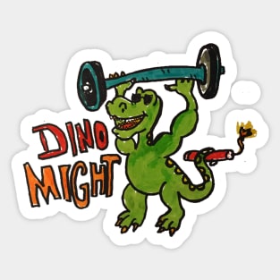 DINO-MIGHT! Sticker